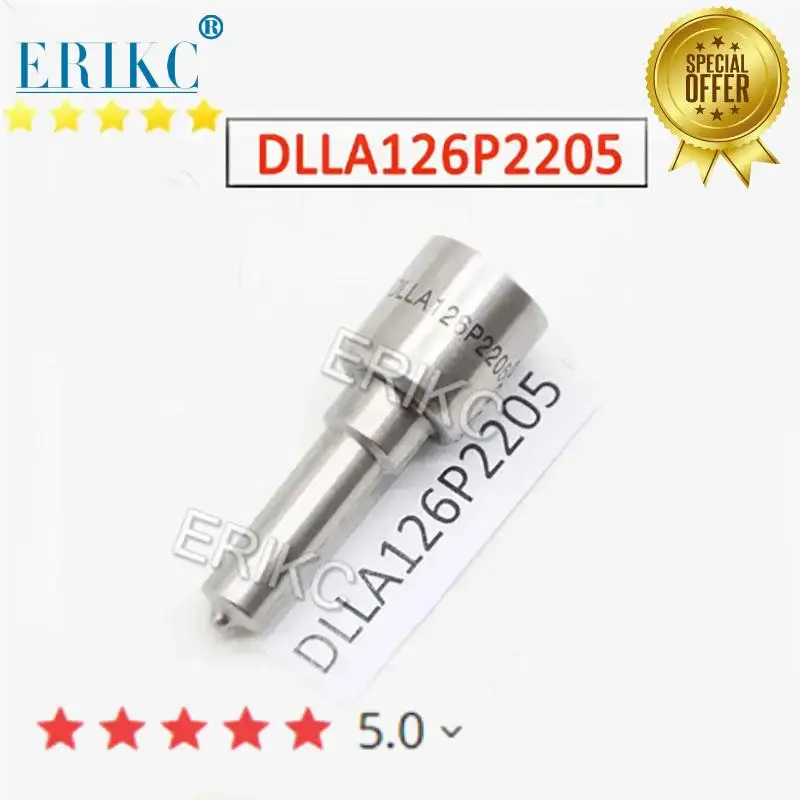 

ERIKC DLLA 126 P 2205 Топливная форсунка с общей топливной магистралью в сборе DLLA126P2205 дизельная Форсунка 0433172205 для Bosch 0445120253