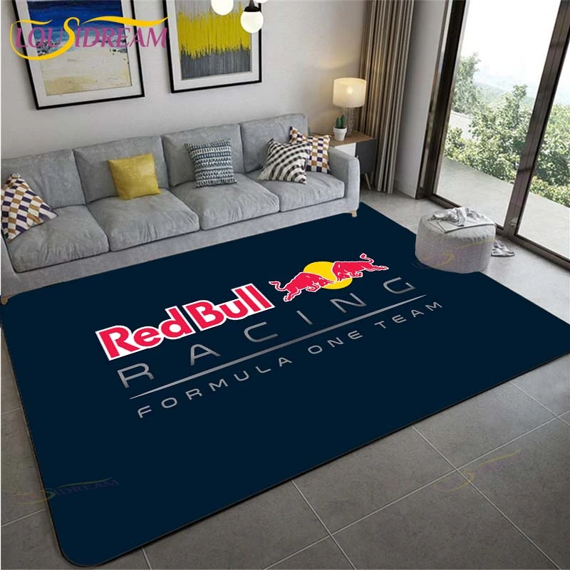 Red Bull 3d Printed Carpet Rugs Home Decor Soft Flannel Bedroom Mat