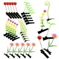 Mini Hair Clips Girls Simulation Festival Hairpin Barrettes Little Red Metal Bean Child 1