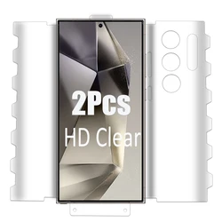 360° Full Body Cover Screen Protector - Soft Matte Hydrogel Protective Film (2 - Pack) - HD Clear FIlm (For Galaxy S24 Plus)