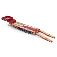 LESU 1/14 RC Metal Trailer Electronic Lifting with Light System for Remote Control Tractor Truck Dumper Lorry Car DIY Model Toy 2
