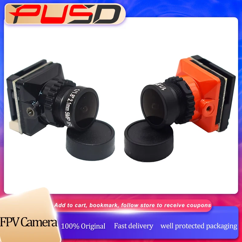 กล้อง FPV ความละเอียดสูง 1500TVL เลนส์กว้าง 2.1 มม. สำหรับโดรนแข่ง