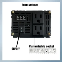 Onduleur solaire à onde sinusoïdale Pure 1200W SE, alimentation par batterie, convertisseur de panneau solaire 12V/24V/36V/48V/96V DC à 120V/220/230/240V AC 5
