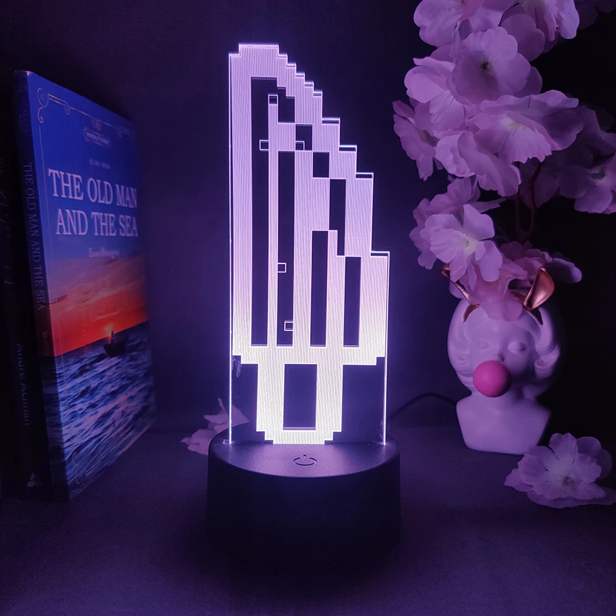 Jogo Lava Nightlight para Gaming Room Decoration,