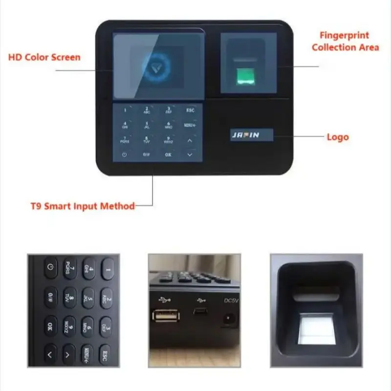 Q1 Fingerprint Attendance Machine Password Punch-in Apparatus Automatically Generate U Disk Reports Electronic Sign-in Device