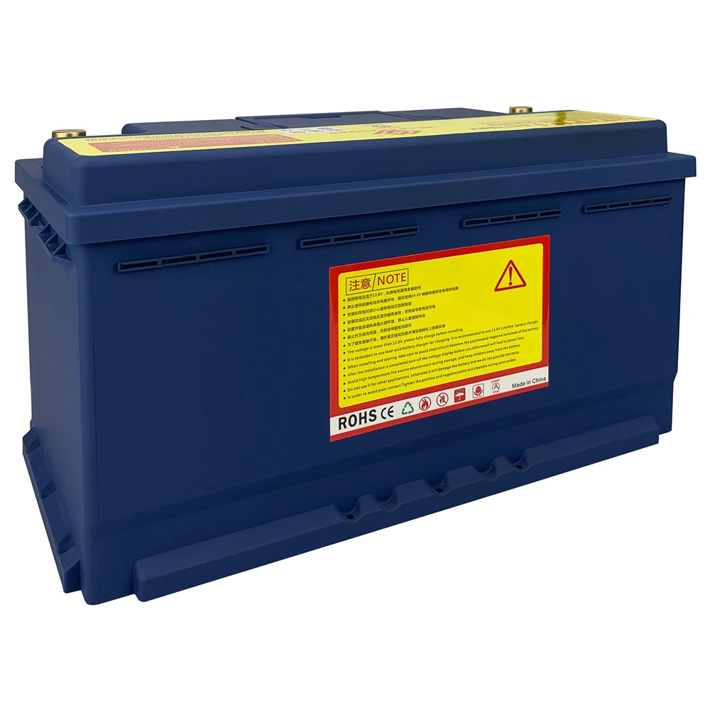 Scr100-20 High CCA1900A 12V 100Ah LiFePO4 Car Battery Is Ideal For All Types Of Cars, RVs, Solar Trailers, Boats And Camping
