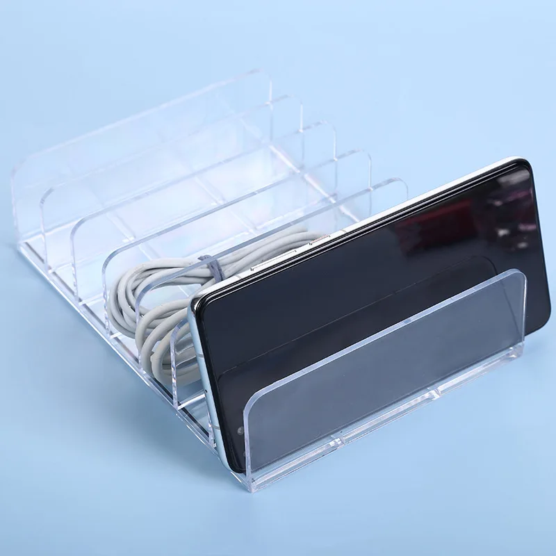 Space-Saving Letter/File DVD/CD Organizer - Transparent Storage Stand Shelf for Home Office Entertainment,Gifts for Friends