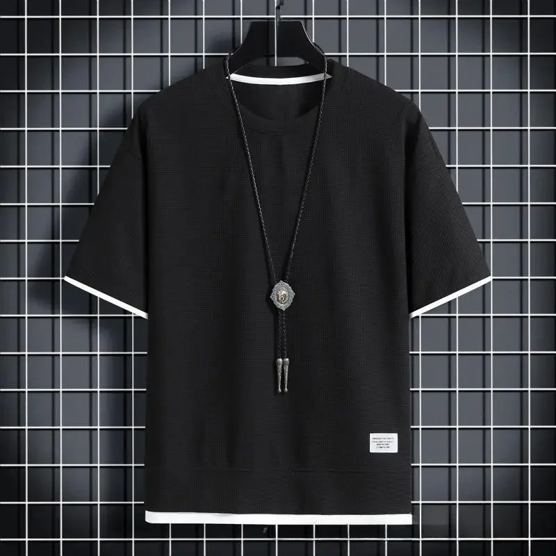 Waffle T-shirt Black