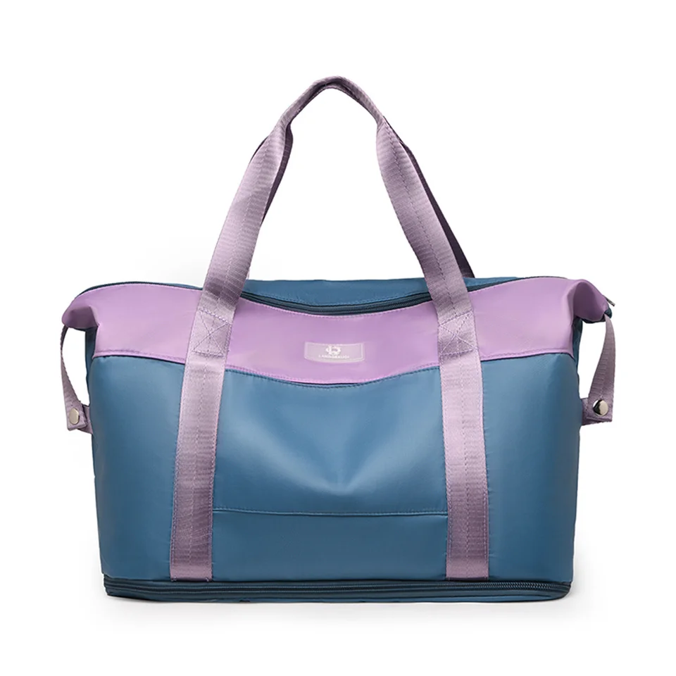 

Fashion Waterproof Nylon Top-handle Bag Women Casual Tote Shoulder Bag Nylon Big Capacity Handbag Travel Tote Bag