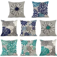 Outdoor Bench Cushion Covers Waterproof Sofa Printed Pillow Cushion Protector With PU Coating Home Decorations 5