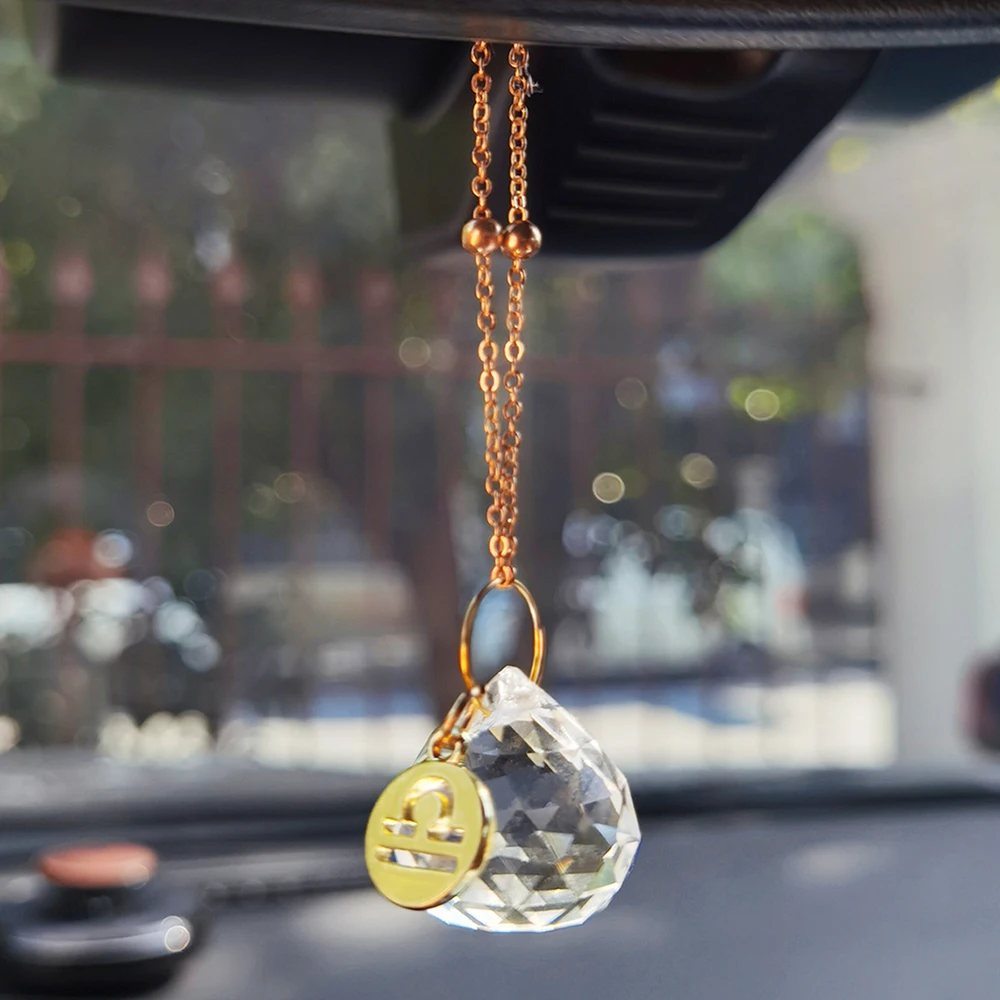 Constellation Sun Catcher Crystal Rainbow Suncatcher Crystal Glass Car Hanging Decoration Window Garden Sunlight Catcher Prism sun catcher sun catchers