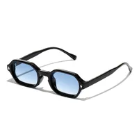 Lunettes de soleil à petite monture carrée, exquises, à la mode, robustes et durables, pour réunions de fête, plage, voyage, résistantes aux UV400 5