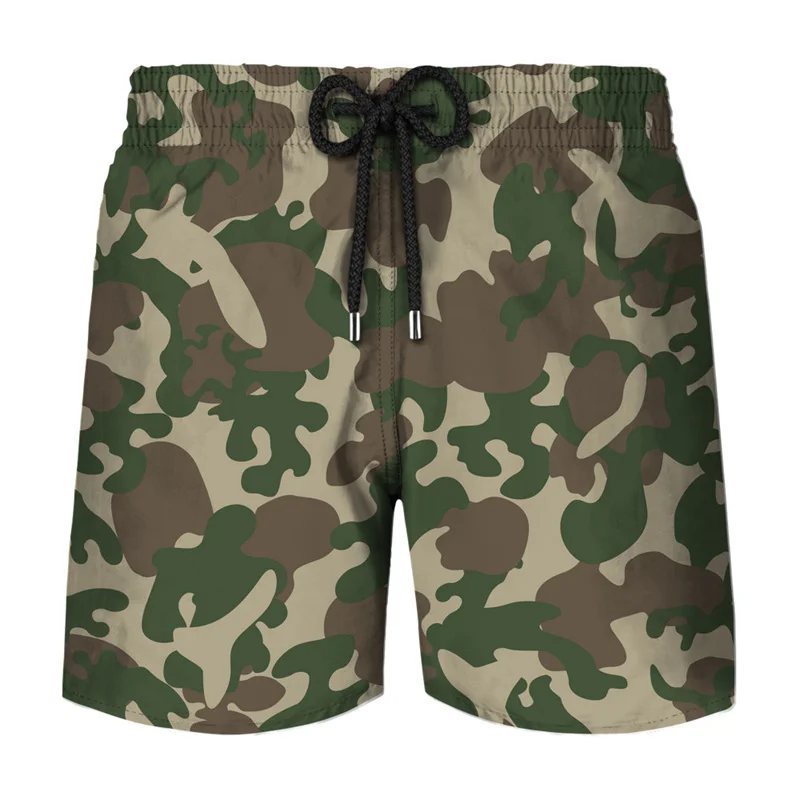Classic Camouflage Board Shorts Men Fashion 3D Printed Camo Quick Dry Swimming Trunks Cool Ice Shorts Kids Summer Short Pants 5