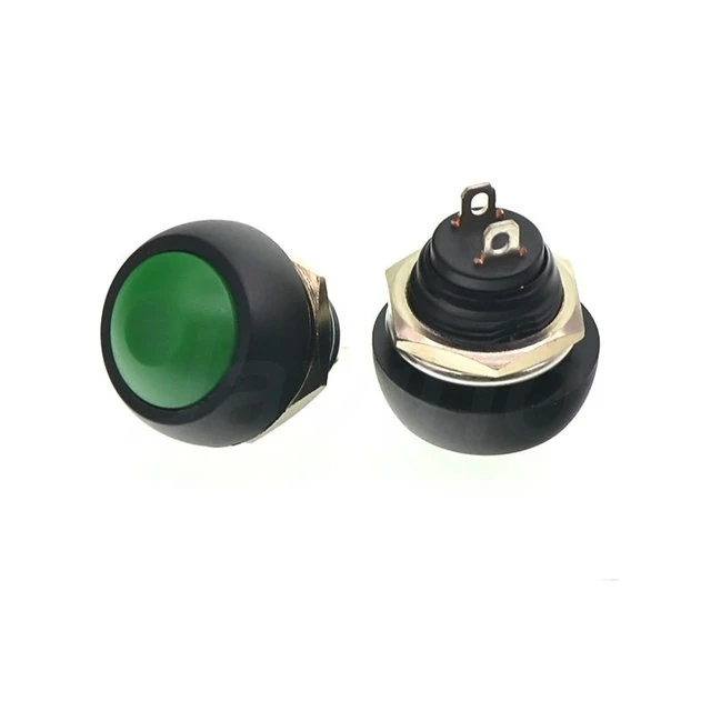 6pz Mini Interruttore Rotondo Pulsante On/Off Momentaneo Impermeabile - Foto 10