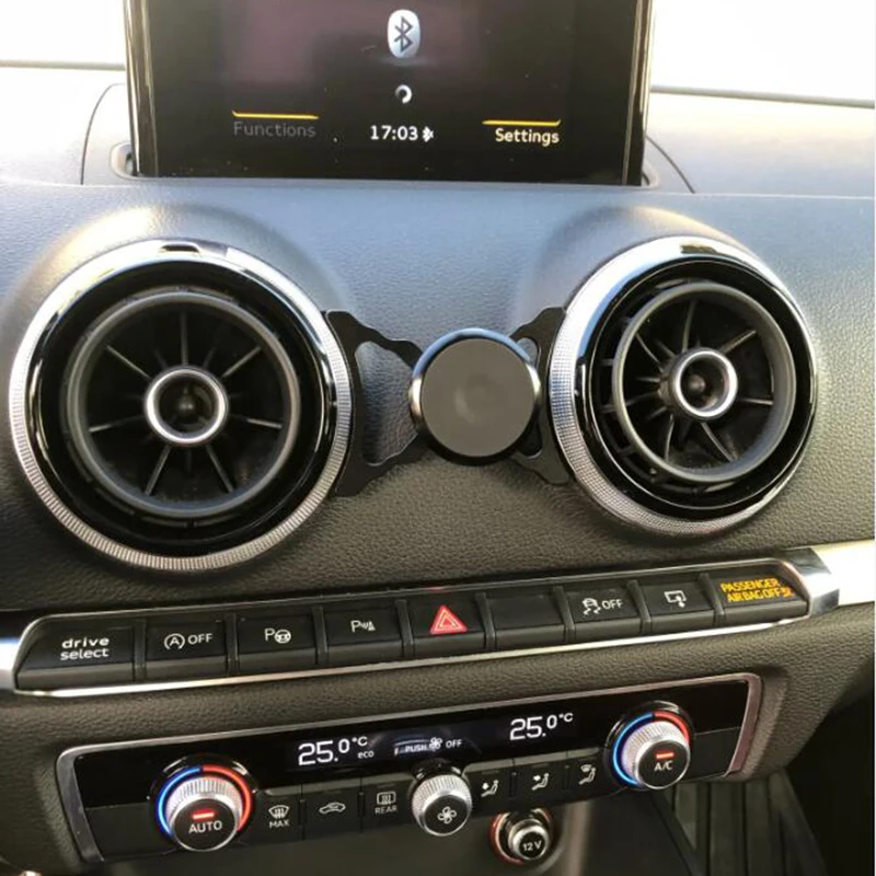 Car Mobile Phone Holder For Audi A3 S3 8V 2014- Air Vent Mounts Stand GPS Magnet Navigation Bracket Car Accessories mobile phone holder phone holder