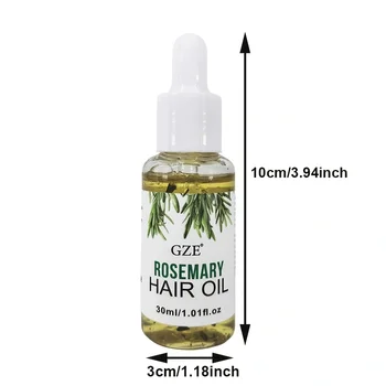 GZE Rosemary Oil For Hair Rosemary Scalp Hair Oil, All Type & Texture | Straight, Waves & Chemically Hairs Strengthens 4