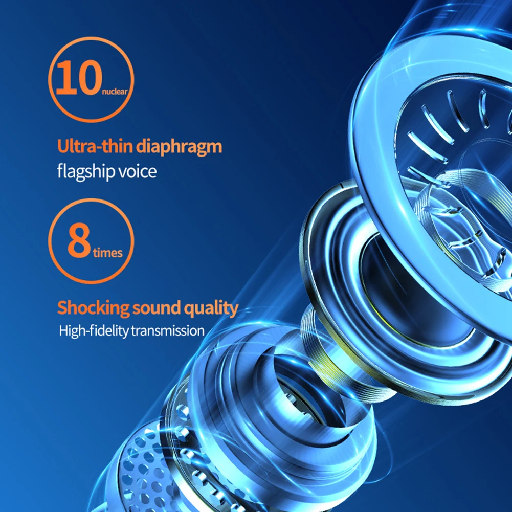 Compact Wireless Bluetooth 5.3 Earbuds with Quick Charging and Digital Mono Sound