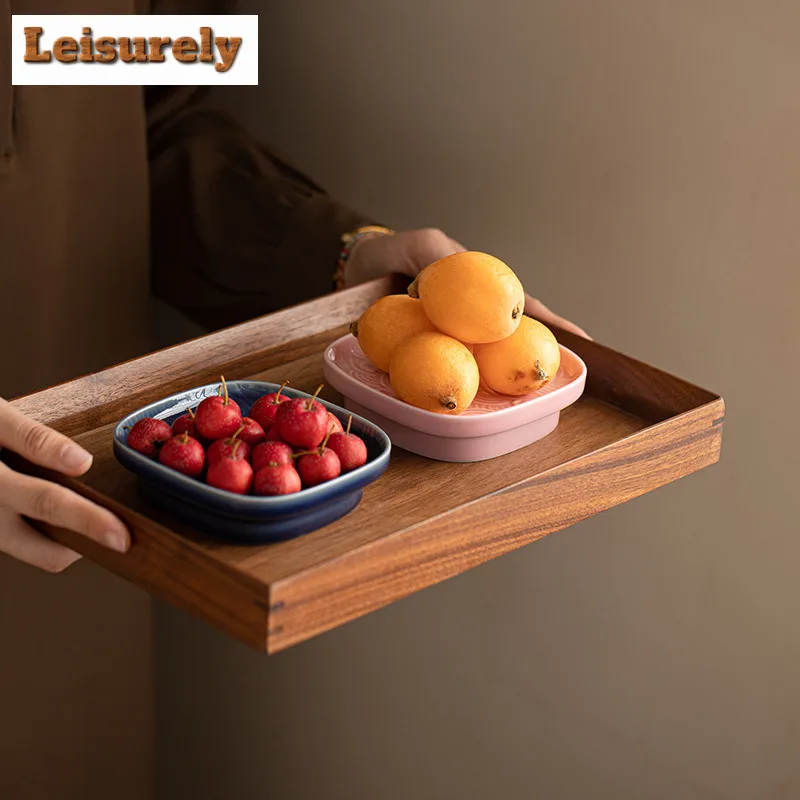 Wave Shaped Small High Footed Fruit Dishes Luxury Pastry Plate Dessert Candy Dish Household Sharing Plate Tea Services Supplies