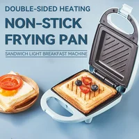 Mini Sandwich Maker Omelet Baking Pan With Non-stick Coating Home Toaster Electric Light Food Making Machine For Home Kitchen 1