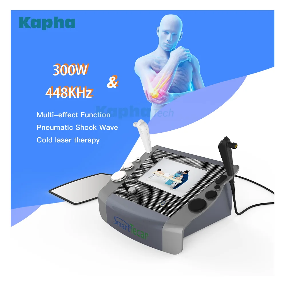 Smart Tecar Diatermia 448Khz Indiba Sport Injection Riabilitazione Macchina Per Fisioterapia