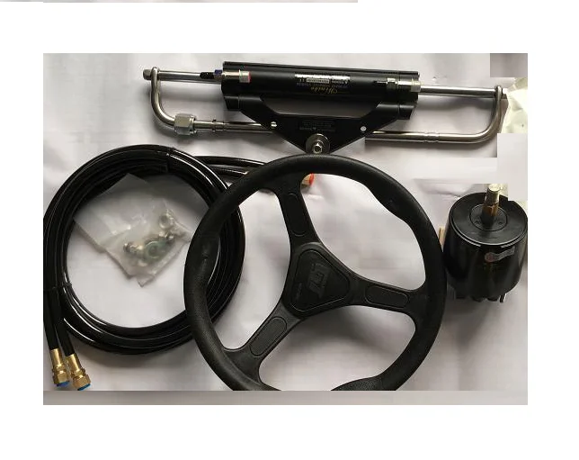 Hydraulic outboard steering system cylinder/pump/tube for 150HP/ZAO300  yacht/boat