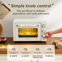 Professional Custom Color Electric Oven With Timer 22L Smart Home Baking Electric Toaster Oven 2