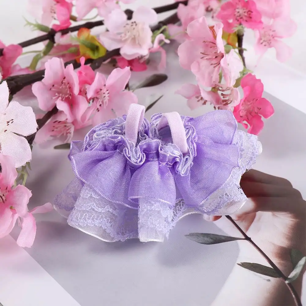 Clothes Princess Dress 10CM Clothes Lace Cloth Multi Color 12BJD Accessories Suspenders With Black Trim Girls