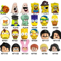 Figurines de construction, personnages de dessins animés, personnages de prton, Milhouse, personnages de Simpsons, Homer, barb, Simpsons, jouets pour la famille, cadeaux pour enfants 
