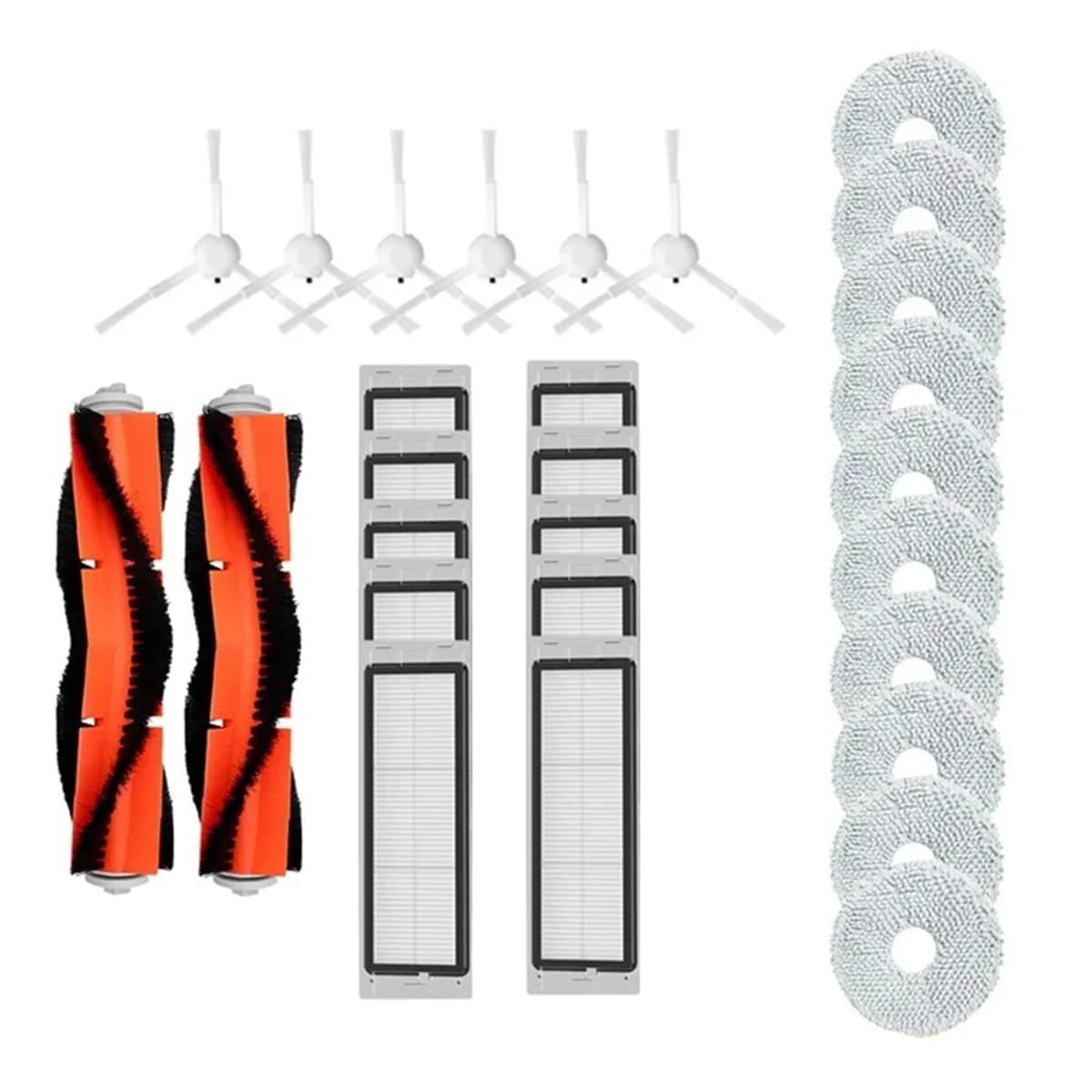 

For Xiaomi Robot Vacuum S10+ / S10 Plus Accessories Main Side Brush Hepa Filter Mop Rag Cloths Spare Parts