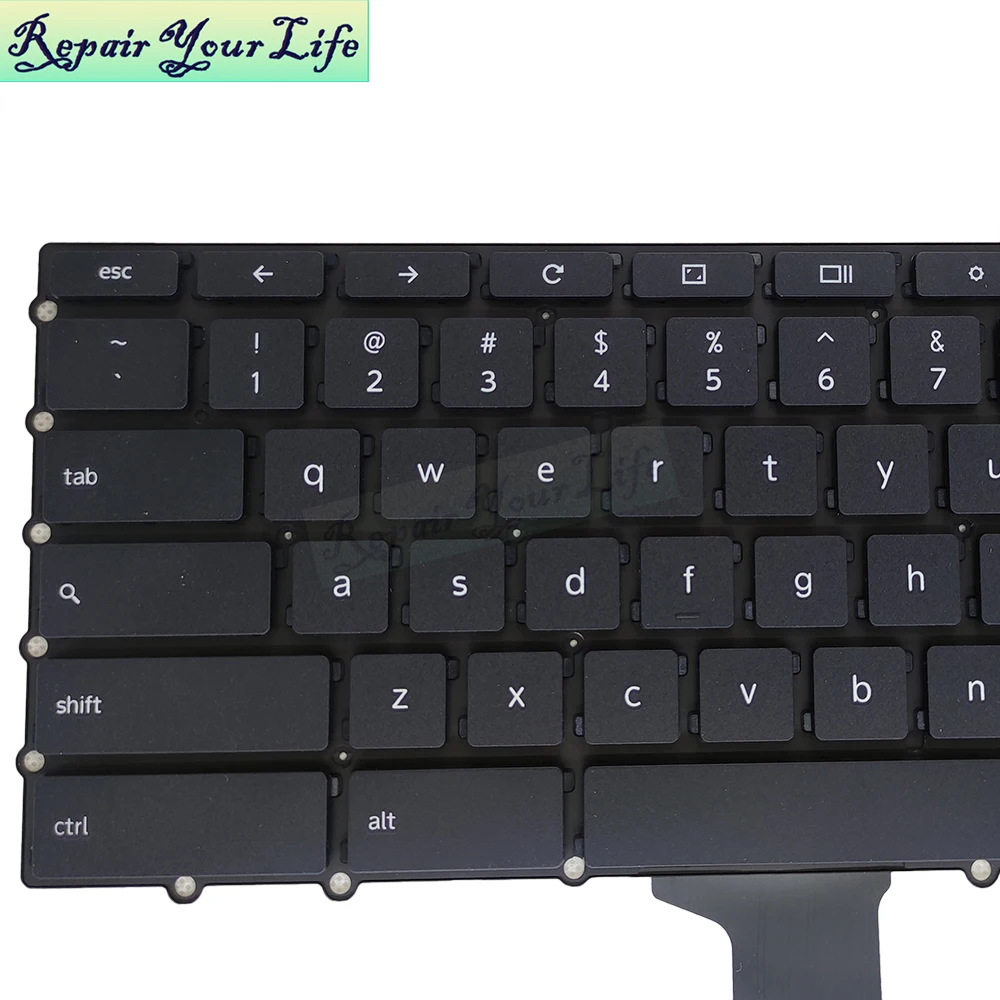 Inglês Teclado do Portátil para Lenovo Chromebook S34014 S330 Eua Computadores Teclados Qwerty Keycaps Genuíno Sn20r49156 Lcm18b7 Novo - Imagem 6