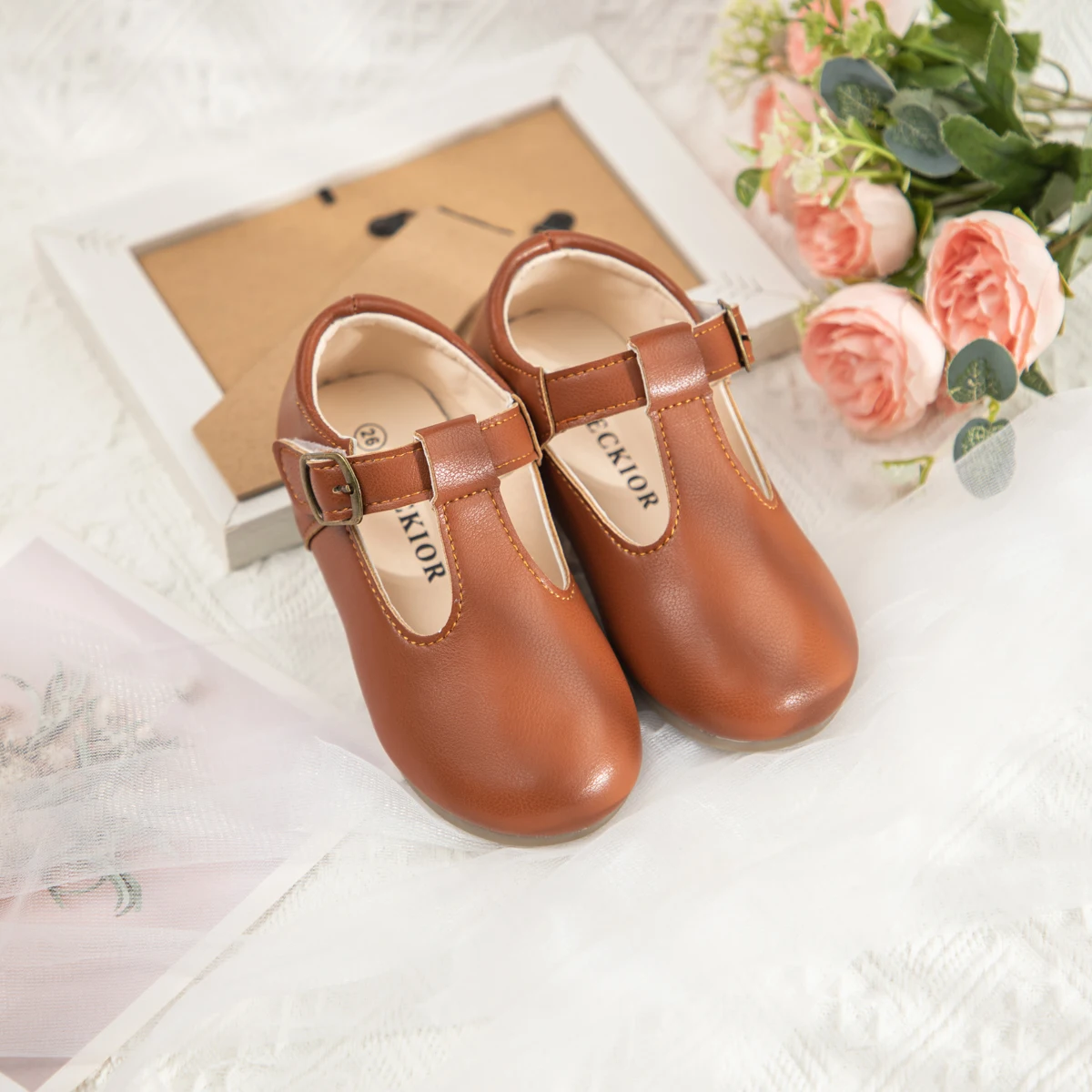 Meckior neue Kinder Mädchen Schuhe neue Mokassins Bonbon Farbe weichen Boden rutsch feste Kinderschuhe Mode Party Prinzessin Schuhe – Detail 12
