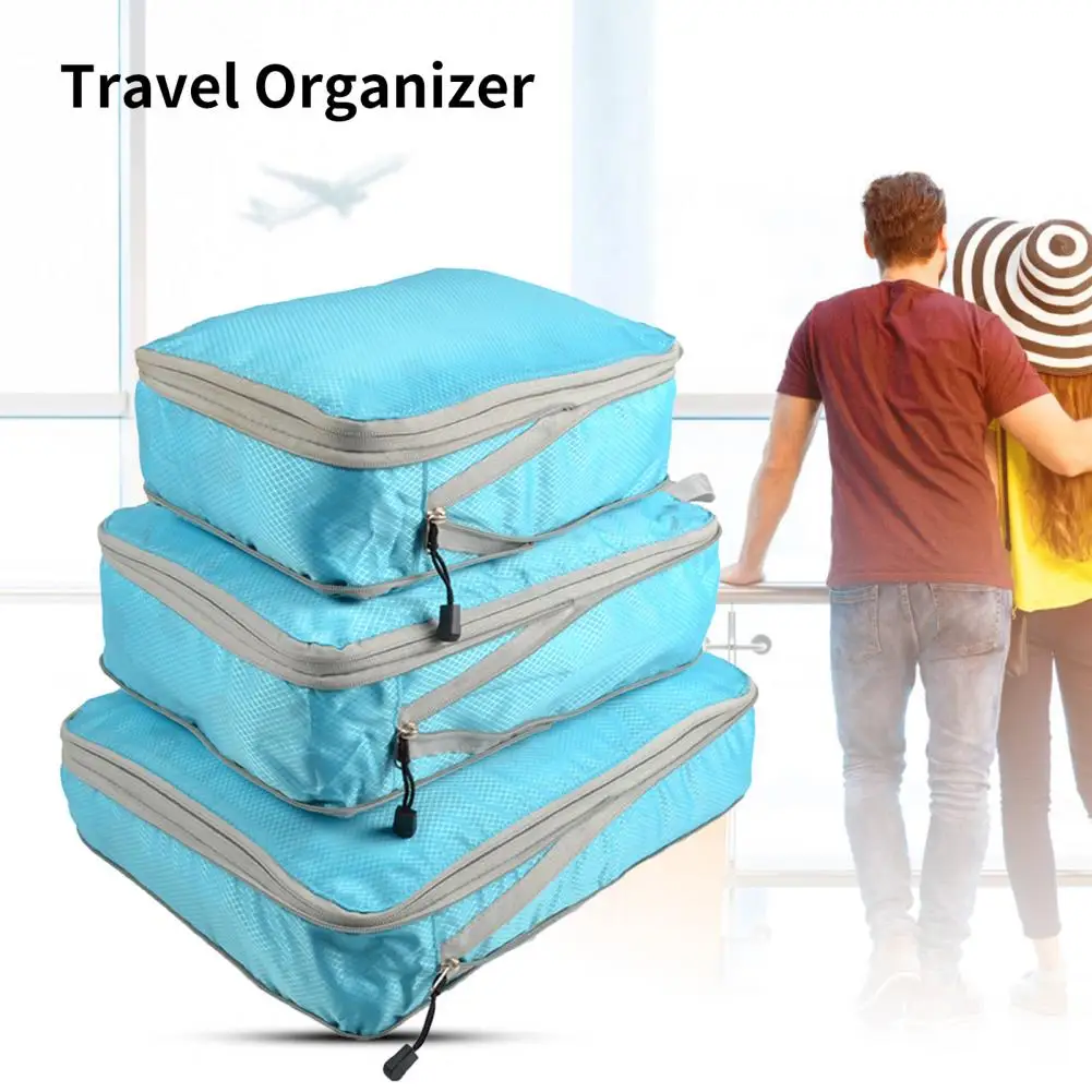 Set 6 Cubi Organizzatori Da Viaggio Stampa Floral - Borse Salvaspazio Per Valigie | Rete Traspirante E Cerniere Resistenti - Foto 6