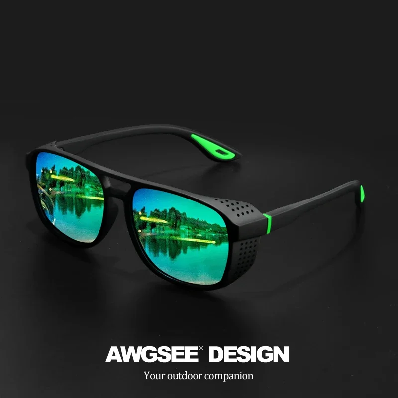 Polarized Sports Sunglasses - Trendy UV400 Windproof Anti-Glare Unisex Outdoor Eyewear