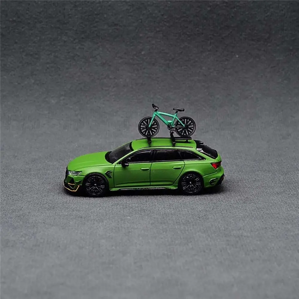1:64 Scale Model Car Roof Toys Travel Off-road Series Display Toys 1/64 Car Roof Accessories Bicycle Kayak Plastic