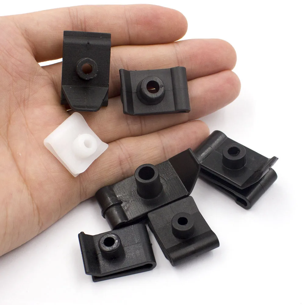 10xFenderLinerBumperUNutFixedFastenerClipsScrewClampRetainer