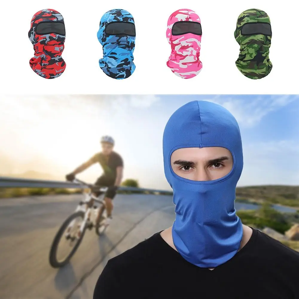 

Windproof Full Face Mask Convenient UV Protection Multicolor Camo Balaclava Hood Full Cover Tactical Mask Outdoor Sports