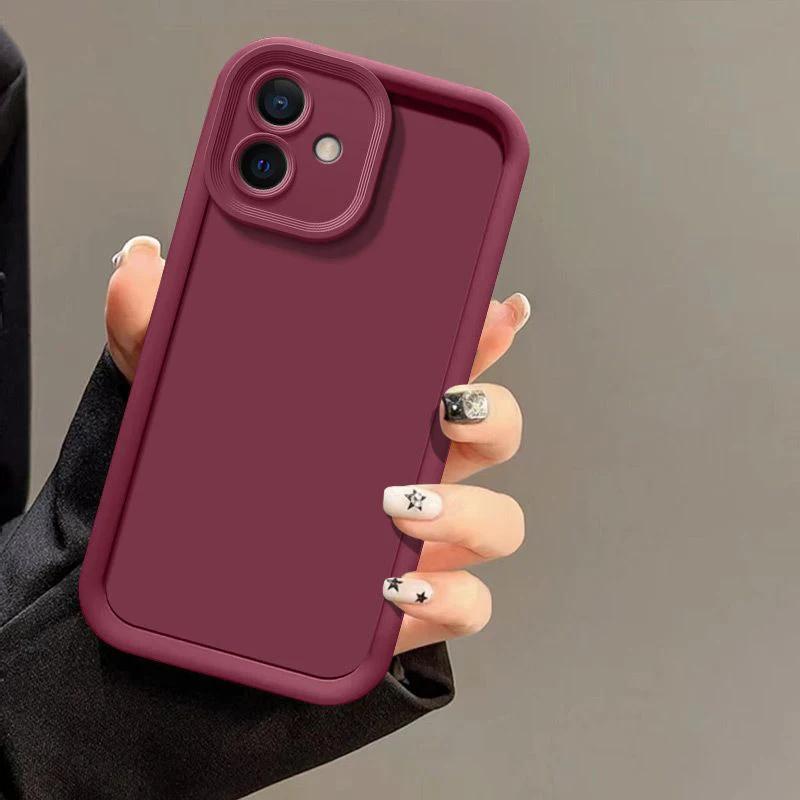 Silicone Matte Soft Cover with Lens Protection