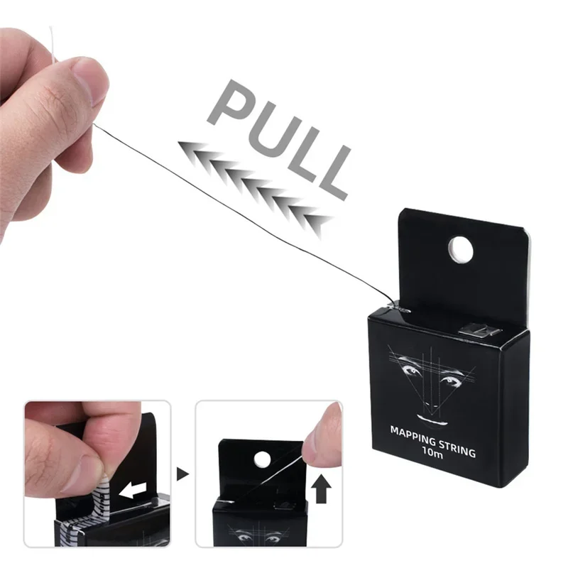 Mapping pre-ink string for Microblading eyebow Make Up Dyeing Liner Thread Semi Permanent Positioning Eyebrow Measuring Tool 10m