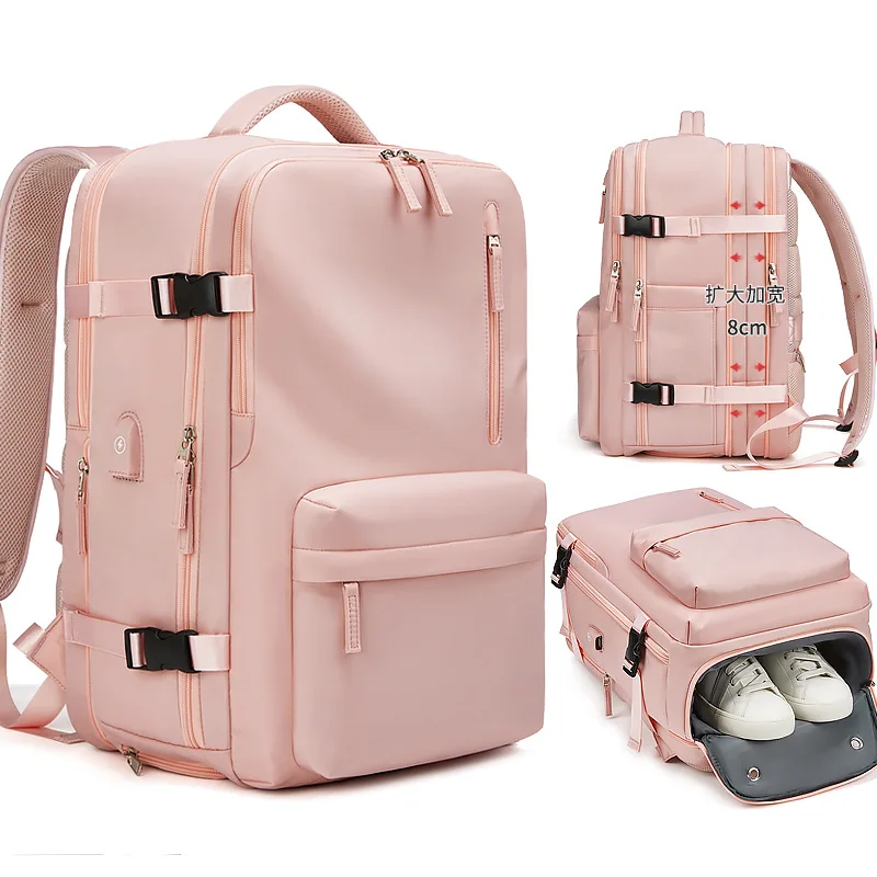 

Рюкзак женский для путешествий, легкий чемодан на короткие расстояния, сухая и влажная отделка, модный студенческий вместительный для отдыха