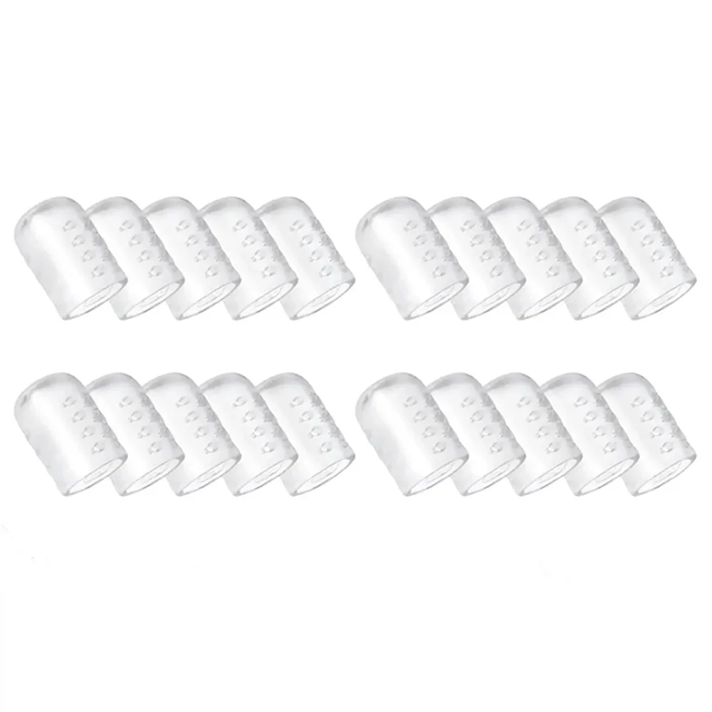 60/40/20 Stück Zehenschutz, Silikon-Gel-Kappen, Unisex-Zehenabdeckung für Hühneraugen, Schwielen, Blasen, Schmerzlinderung, weiche Zehenärmel, Kissen