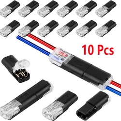 Premium Electrical Connectors for Automotive Wires and Cables, Enhanced 2 - Pin Plug Kit - Multiple Piece Options Available (10Pcs)
