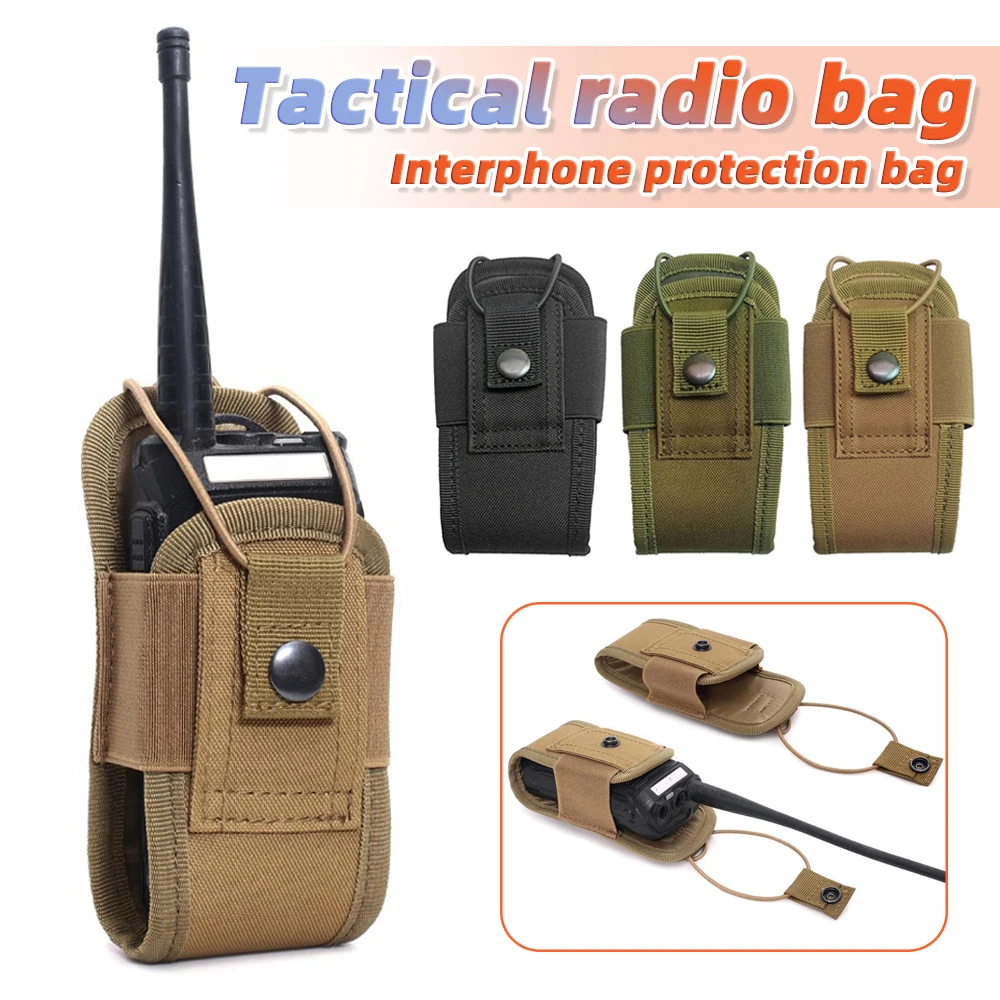 Vert - Pochette Tactique Molle Pour Walkie-talkie Radio 1000d