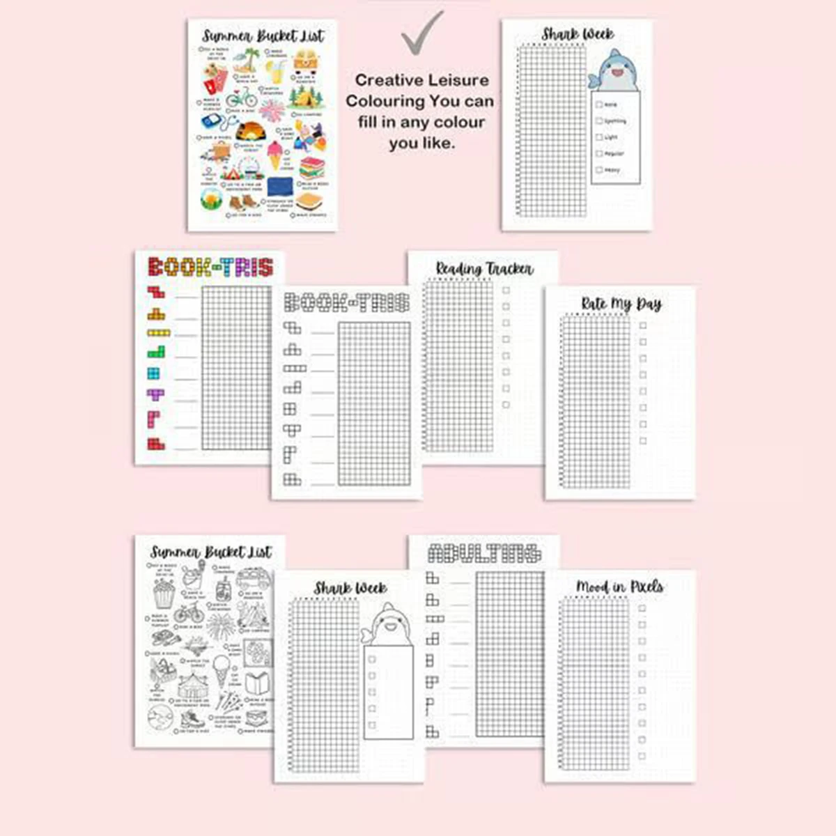 Schedule Notebook 1pc/set Game Creative New Portable Bullet Dot Journal Game Log A Creative Notebook For Tracking Progress Task Planning