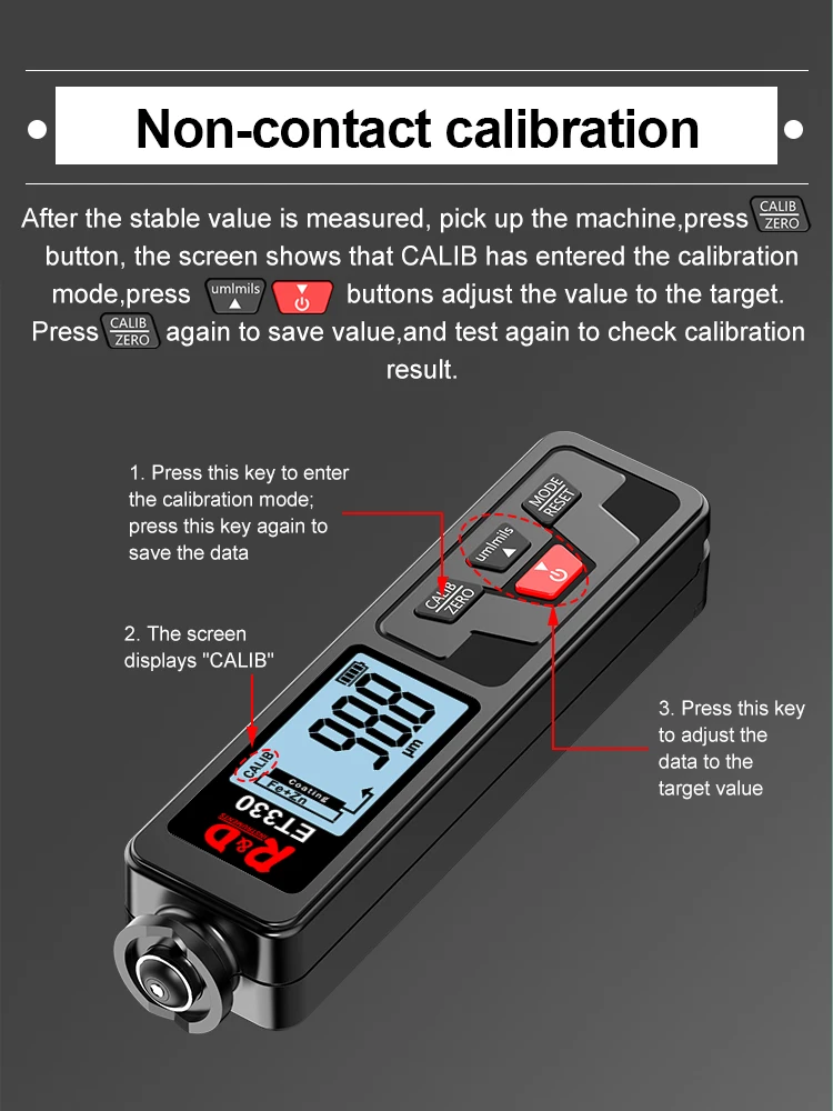 de espessura da pintura do carro galvaniza