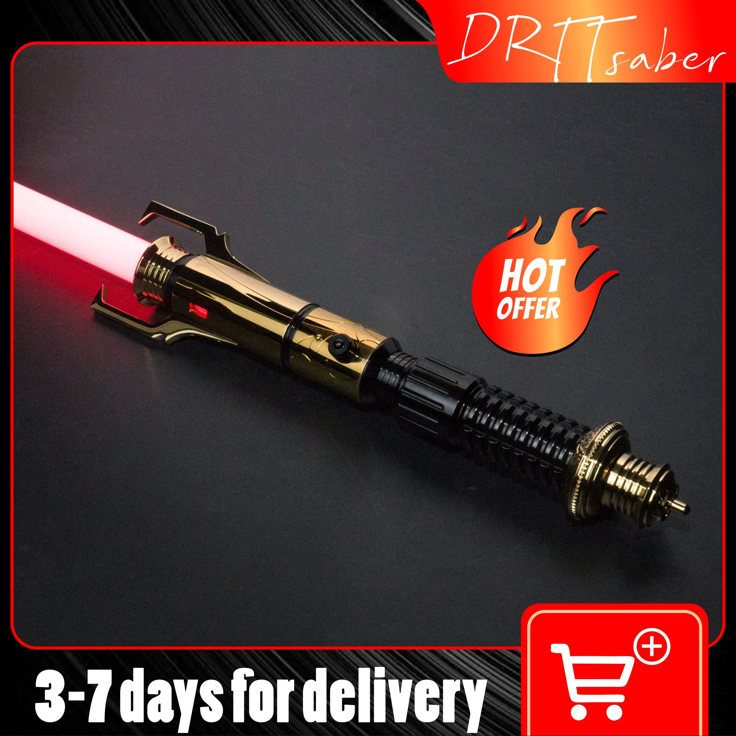 

X-Saber Tarone Proffie V2.2 board Lightsaber Laser Sword Metal Hilt Add 40+ fonts for free