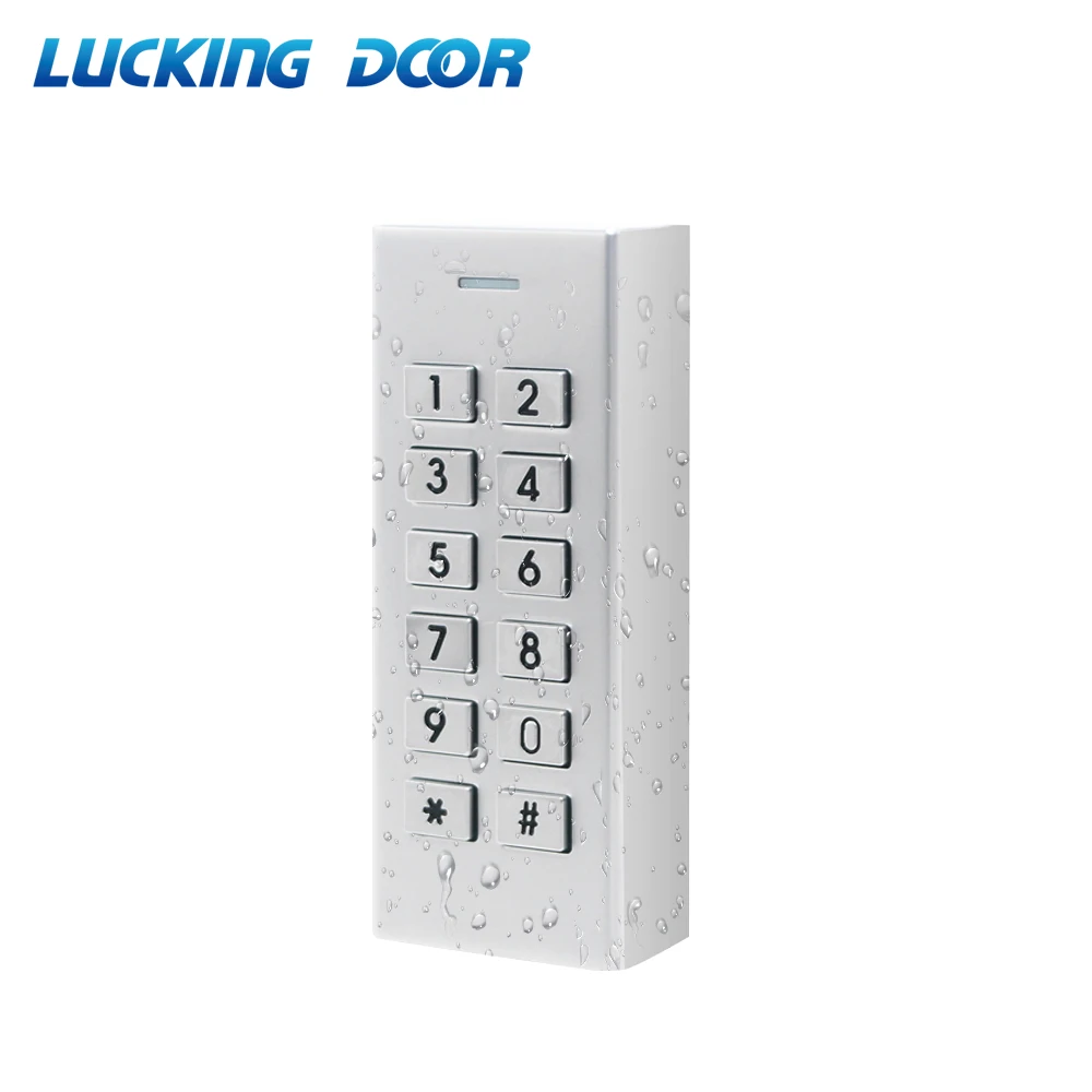 

Миниатюрный Водонепроницаемый дверной замок IP66, самая маленькая штифт, автономный контроллер доступа, клавиатура, парольная машина для входной двери, 1000 пользователей