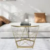 Round  Coffee Tables,Glass Coffee Table,Metal End Tables for Living Room 5