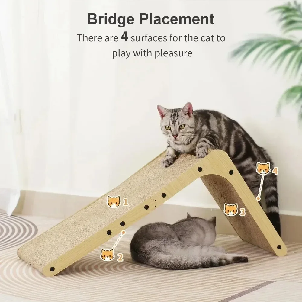 Cat Scratching Post Cat Scratcher Cat Scratching Post Vertical Wear-resistant Scratch-resistant Cats Scratching Board Cats Toy Furniture Protector