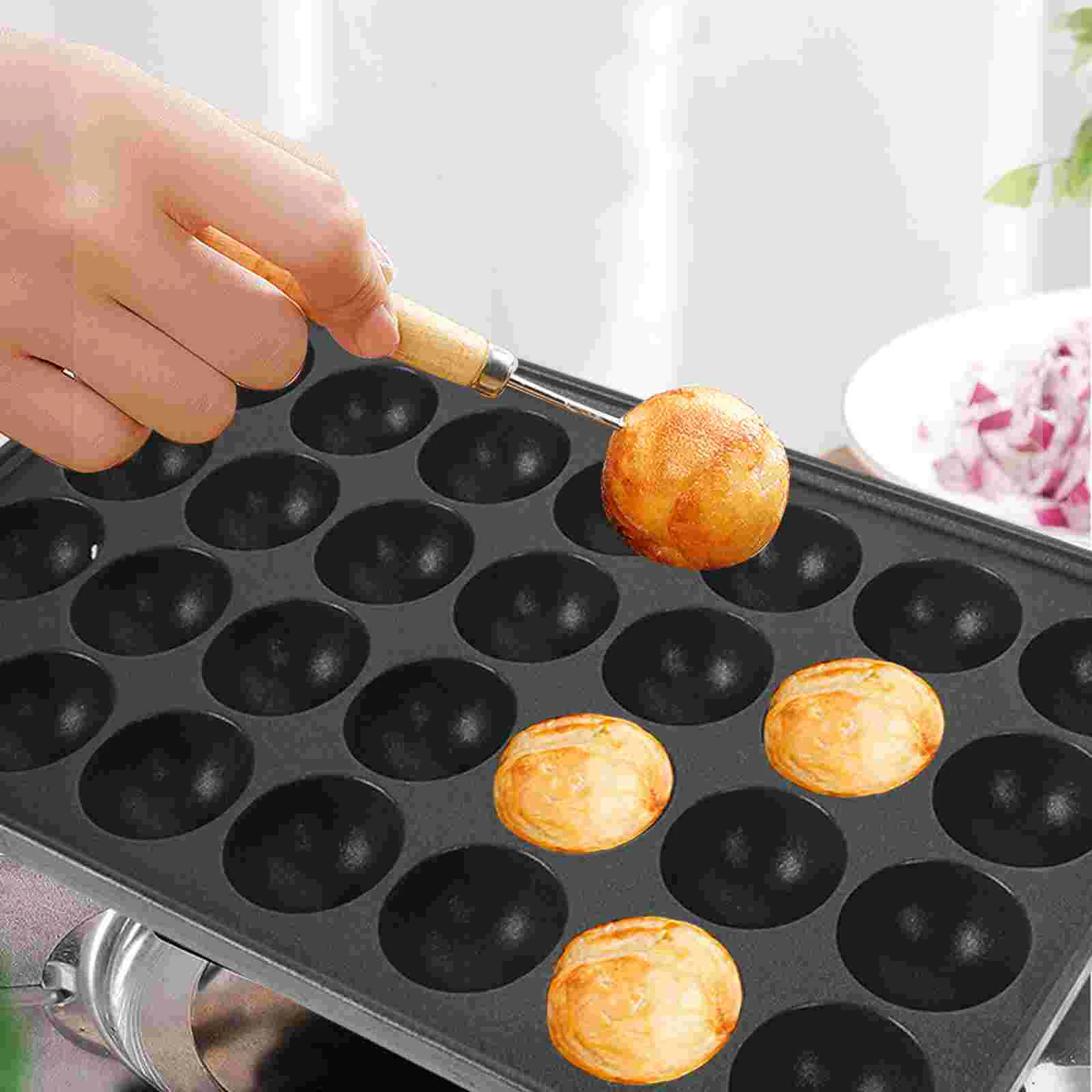 

Takoyaki Maker Pan Mold Grill Tray Octopus Baking Plateegg Pancake Pancakesjapanese Mini Tool Cookingfood Stick Kitchen