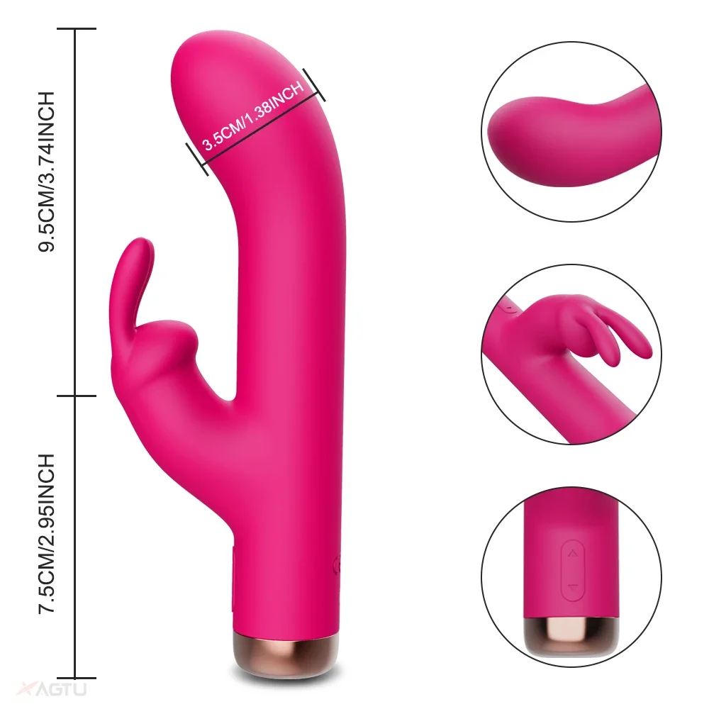 Rabbit Vibrator For G-spot And Clitoral Stimulation For Women_voghion.com